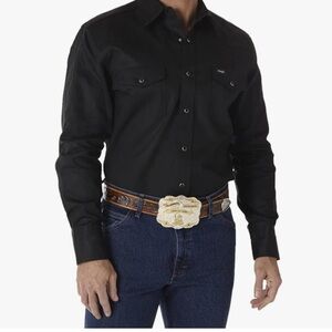 NWT Mens Wrangler Western Cowboy Cut w/Pearl Snap, 3XT